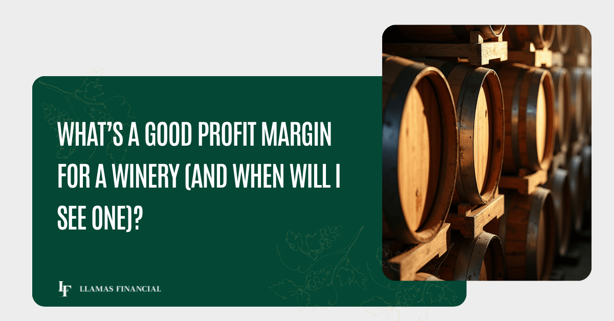 Profit margin for a winery