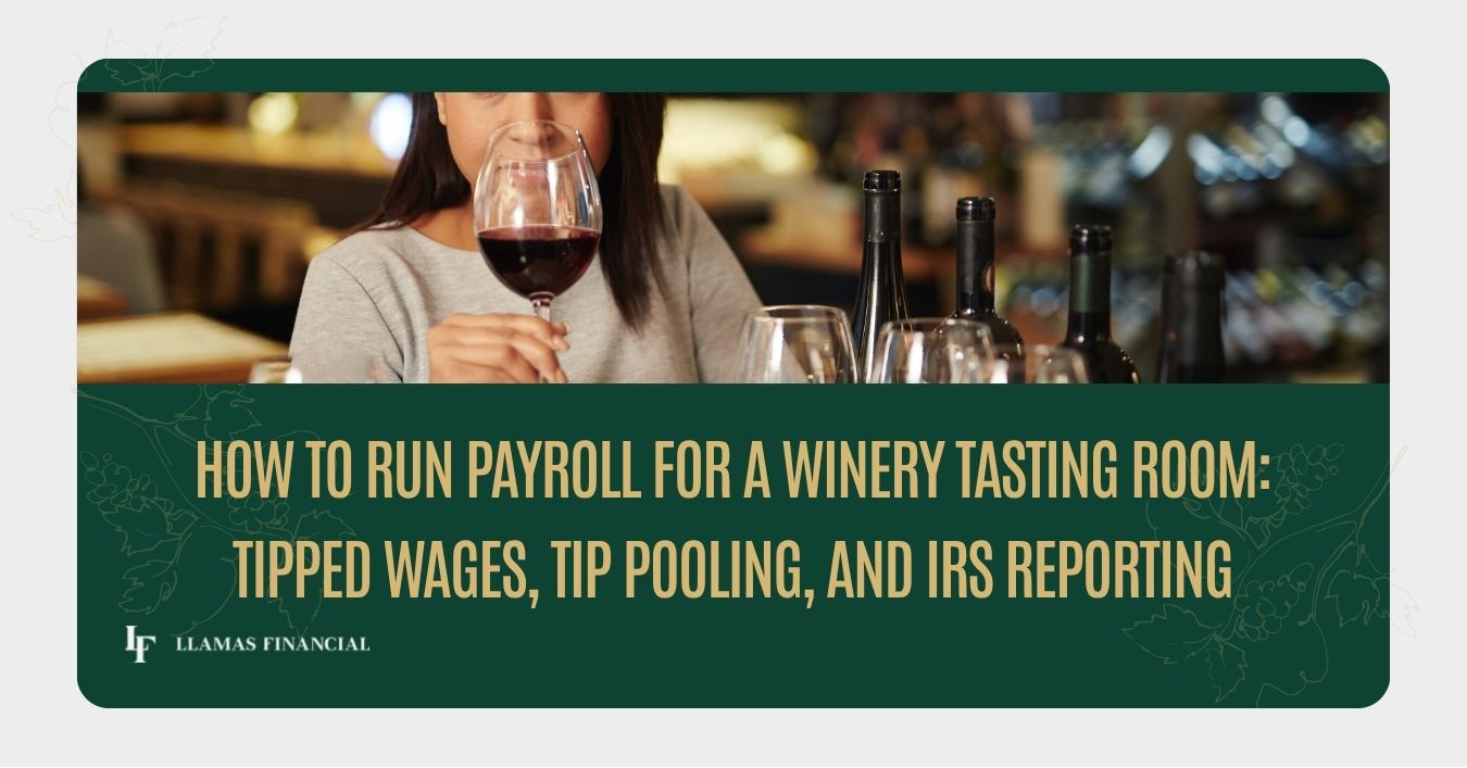 Run Payroll for a Winery Tasting Room